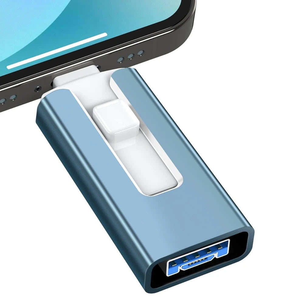 Clé USB 4-en-1 – iPhone, Android, iPad, PC